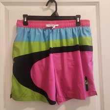 Buc-ee's Beaver Logo All-Over Print Red Swim Trunks