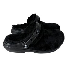 Crocs Classic Fur Sure Clog, Tan/Bone, Men's Size 12, Style 206630, listing 4