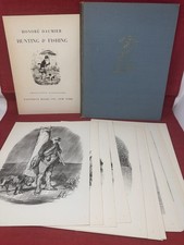 Honoré Daumier Hunting & Fishing Twenty-Four Lithographs Hardcover Book