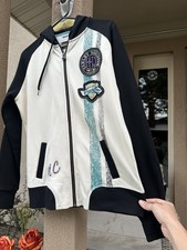 Harley-Davidson Women's Two-Tone Gray Hooded Pullover Sweatshirt, Big Moose Portland Maine Dealer — listing 3