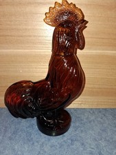 Amber Glass Molded Figural Head Bust Sculpture / Paperweight — listing 6