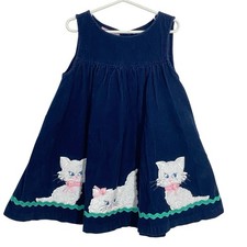 Girls' Aqua Cotton T-Shirt with 3D Plush Kitten Appliqué and Rhinestones