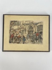 Lot of Small Framed 3D Paper Tole Decoupage Art Prints (Florals, Fruit, Kittens) — listing 2