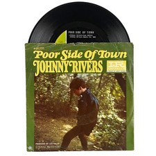 Johnny Rivers "Poor Side of Town" / "A Man Can Cry" 45 RPM Single, Imperial 66205 — listing 2