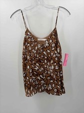 Lush Sleeveless High-Low Tank Top with Sheer Chiffon Back — listing 4