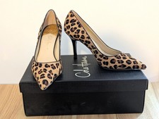 Leopard Print Pointed-Toe Stiletto Pumps with Memory Foam Insole — listing 6