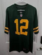 Nike Green Bay Packers Aaron Rodgers #12 On Field Football Jersey, White, Size 40 (M) — listing 2
