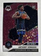 2022-23 Panini Mosaic Anthony Edwards Blue Reactive Prizm #6, listing 2