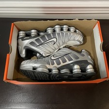 Nike Shox NZ White/Metallic Silver Running Shoes — listing 5