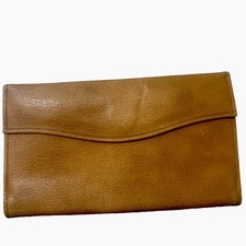 Vintage Buxton Genuine Leather Trifold Wallet with Embossed Logo, Burgundy — listing 4