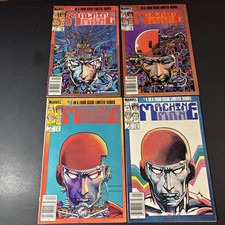 Comic Book Lot - Marvel Machine Man (1984 limited series), Ren & Stimpy Show, and Return of the Jedi (6 issues, bagged) Complete set #1-4 — listing 4