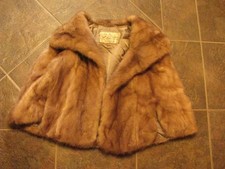 Vintage Mink Fur Stole with Striped Pelt Pattern, Alex Furs Houston — listing 3
