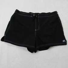 Zero Posur Swimwear Navy Blue & Pink Swim Shorts, Size Large — listing 2