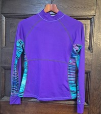 Athleta Women's Pink Paisley Long-Sleeve Rash Guard / UPF Athletic Top, Size S — listing 2