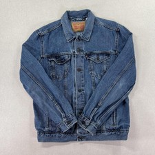 Vintage Levi's Denim Trucker Jacket, All Cotton, Made in USA, Size 42 70506 — listing 5