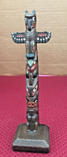 Boma Argillite-Style Resin Totem Pole Replica, Northwest Coast Design — listing 2