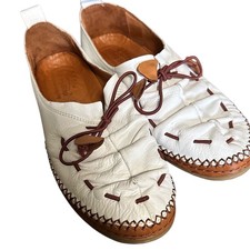 Spring Step Tan Perforated Leather Slip-On Loafer Flats, EU 40 — listing 6