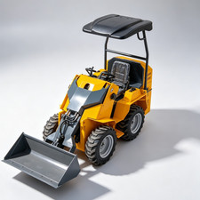 Compact Stand-On Mini Skid Steer Track Loader with Bucket Attachment — listing 6