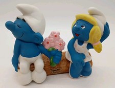 Vintage 1982 Smurfette PVC Figure on Wallace Berrie Card, Peyo — listing 4