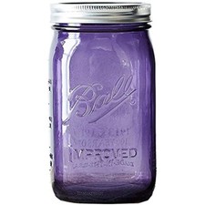 Mason Quart Narrow-Mouth Clear Glass Canning Jar with Embossed "MASON" Lettering — listing 3