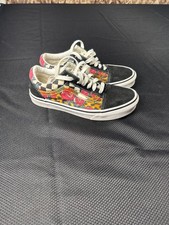 Vans Old Skool Rose Checkerboard Low-Top Sneakers — listing 2
