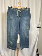 Sigrid Olsen Women's Gray Bootcut Stretch Jeans, Size 8, listing 6
