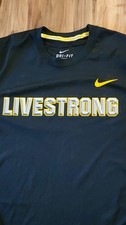Nike Dri-FIT LIVESTRONG Athletic Tee, Black and Yellow, Size S — listing 2