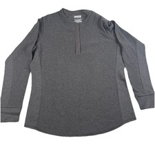 Duluth Trading Co Men's Short Sleeve Henley Pocket Shirt XL Gray — listing 4