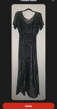 Velvet Burnout Floral Shift Dress with Bell Sleeves