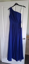 Duntery Olive Green Ruffle V-Neck Chiffon Bridesmaid Maxi Dress (160cm length) — listing 2