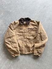 Carhartt Detroit Jacket Black Blanket-Lined J001 Size 2XL (Victaulic Corporate)