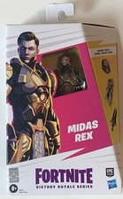 Fortnite Victory Royale Series Action Figures - Frozen Fishstick (Raven-style) and Midas/Themed Figure Pair
