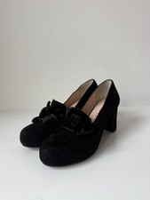 Sacha London 'X-Ray' Taupe Nubuck Suede Square-Toe Block Heel Pumps, Size 10B — listing 5