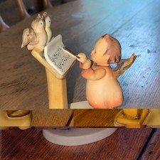 Hummel "Bird Duet" Angel Conductor Figurine at Music Stand — listing 3