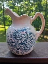 Buffalo Pottery Chrysanthemum Green Transferware Toothbrush Holder — listing 5