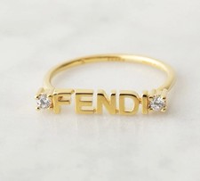 Fendi F is Fendi Logo Faux Pearl Cluster Ring — listing 4