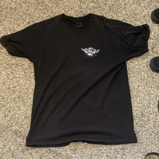 Vans Classic Fit Flaming Skull Graphic T-Shirt, Black, Size Medium — listing 6
