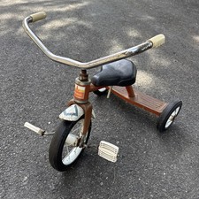 Vintage 1960s Hedstrom Teal Metal Tricycle with Rear Step Platform — listing 4