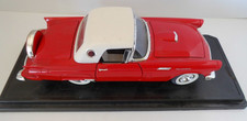 1957 Ford Thunderbird Diecast Model Car, Yellow with White Hardtop, 1:24 Scale — listing 3