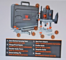 WEN 3-1/4 HP Variable Speed Plunge Router Kit with Carrying Case — listing 4