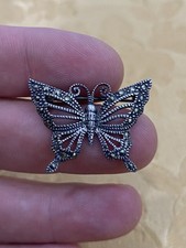 Vintage Marcasite Butterfly Brooch — listing 3