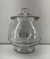 Clear Glass Footed Apothecary Candy Jar with Pointed Finial Lid, listing 5