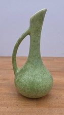 Vintage Royal Haeger Tall Ceramic Ewer Pitcher Vase with Embossed Floral Design in Caramel/Amber Glaze — listing 2