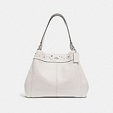 Coach Lexy Pebbled Leather Shoulder Hobo Bag in Teal Blue — listing 2