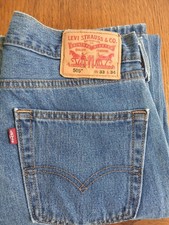 Levi's 505 Regular Fit Straight Leg Jeans, W36 L, Light Wash — listing 4