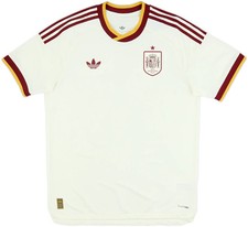 Adidas Spain National Team White Away Jersey #19, FIFA World Champions 2026 Patch, Men's Medium (NWT) — listing 3