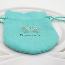Tiffany & Co. Sterling Silver Bow Stud Earrings — listing 5