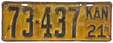 Vintage 1994 Kansas Wheat Design License Plates - Pair (CUV 474 & EFC 001) — listing 5