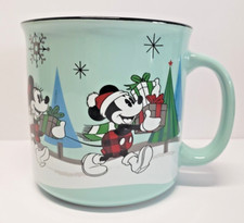 Silver Buffalo Disney Mickey and Minnie Kiss & Heart Hands 14oz Glitter Handle Glass Mug — listing 2