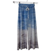 Women's Red-Orange Wide-Leg Elastic-Waist Pull-On Palazzo Pants, Size 16 — listing 3